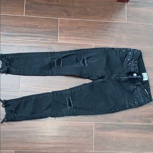 Acne Studios distressed black jeans